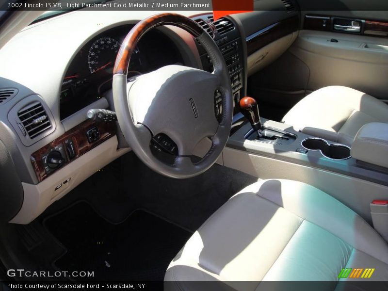 Light Parchment Gold Metallic / Medium Parchment 2002 Lincoln LS V8