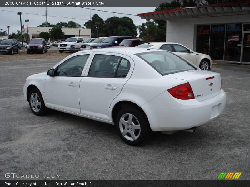 Summit White / Gray 2008 Chevrolet Cobalt LT Sedan