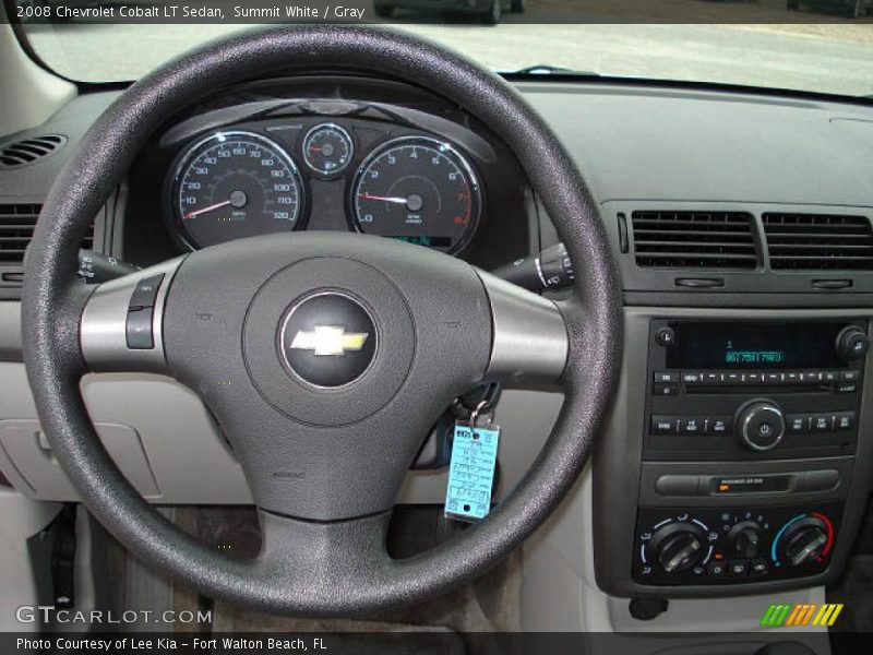 Summit White / Gray 2008 Chevrolet Cobalt LT Sedan