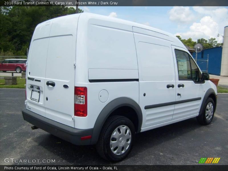 Frozen White / Dark Gray 2010 Ford Transit Connect XL Cargo Van