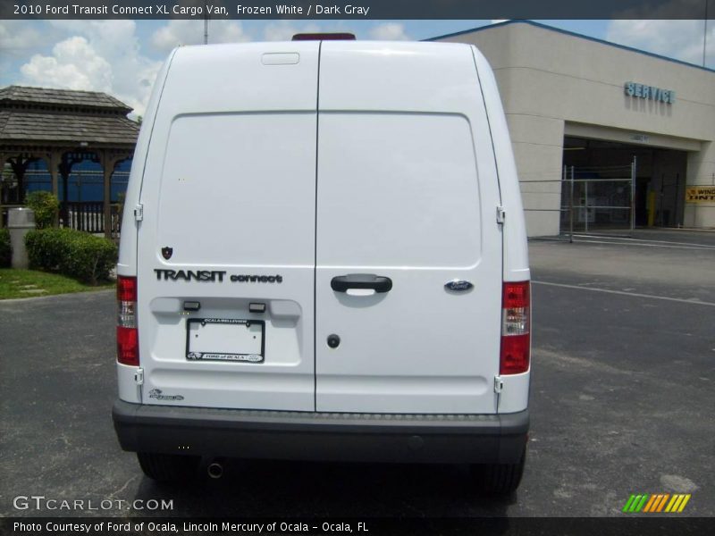 Frozen White / Dark Gray 2010 Ford Transit Connect XL Cargo Van