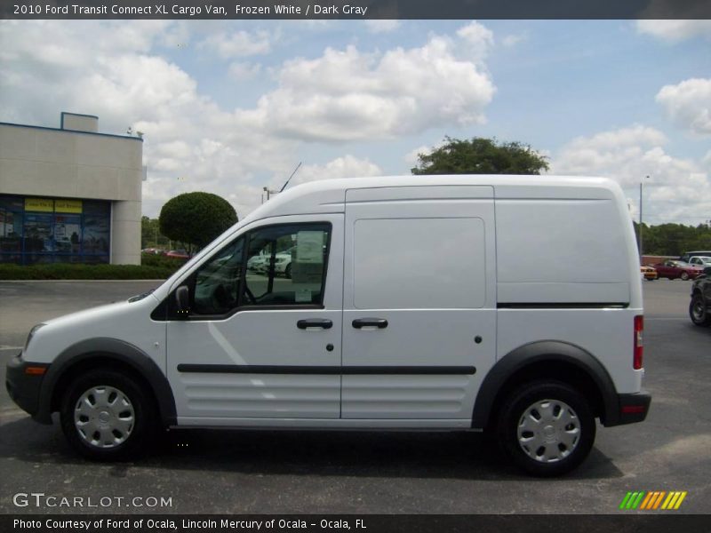 Frozen White / Dark Gray 2010 Ford Transit Connect XL Cargo Van