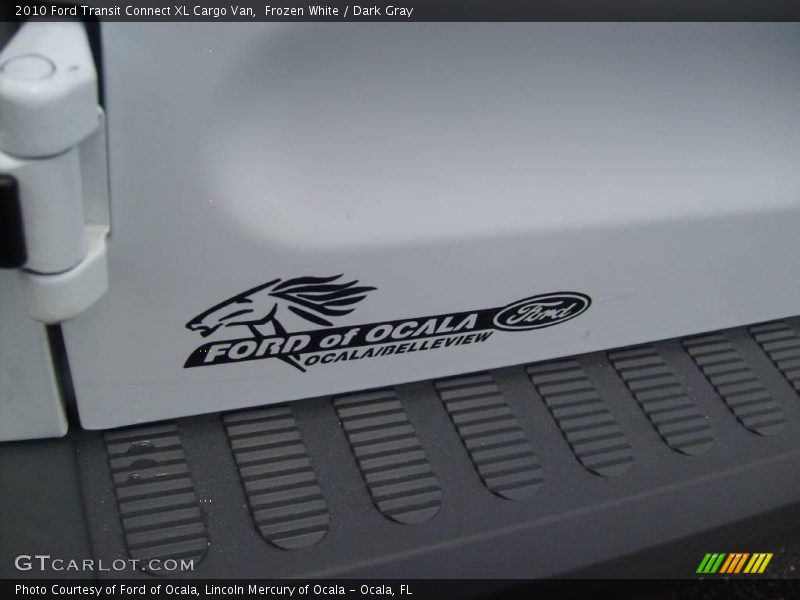 Frozen White / Dark Gray 2010 Ford Transit Connect XL Cargo Van