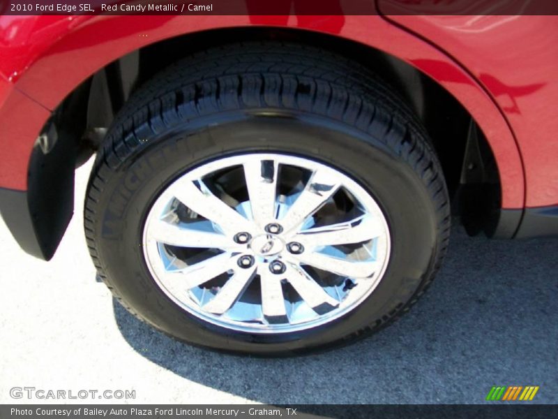 Red Candy Metallic / Camel 2010 Ford Edge SEL