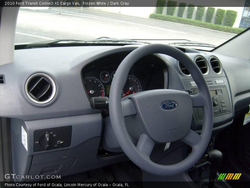 Frozen White / Dark Gray 2010 Ford Transit Connect XL Cargo Van