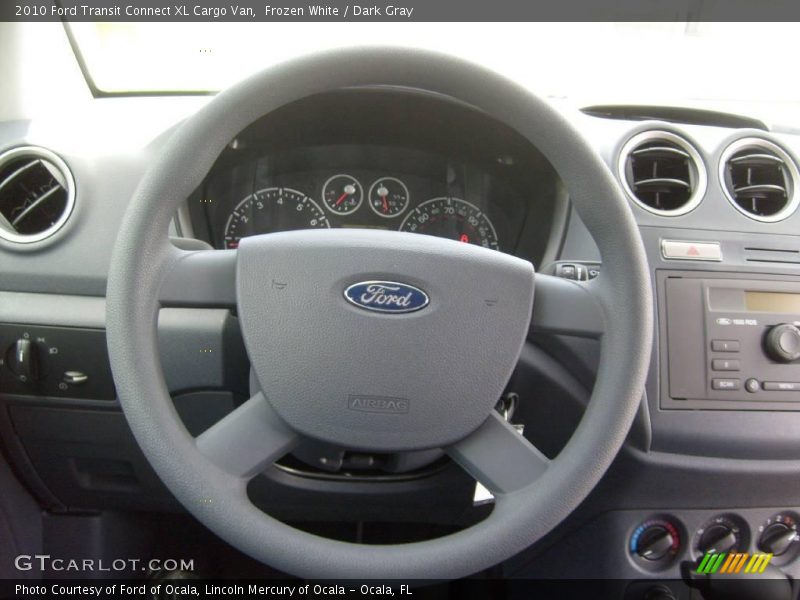 Frozen White / Dark Gray 2010 Ford Transit Connect XL Cargo Van