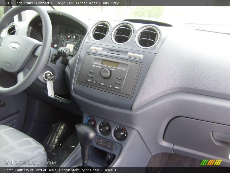 Frozen White / Dark Gray 2010 Ford Transit Connect XL Cargo Van