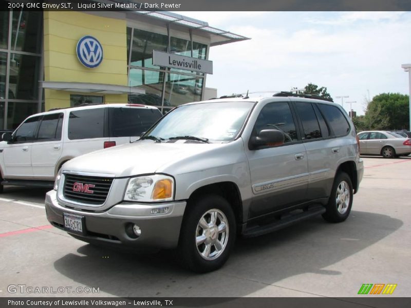 Liquid Silver Metallic / Dark Pewter 2004 GMC Envoy SLT