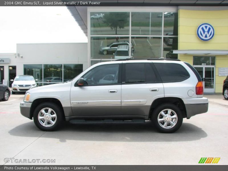 Liquid Silver Metallic / Dark Pewter 2004 GMC Envoy SLT
