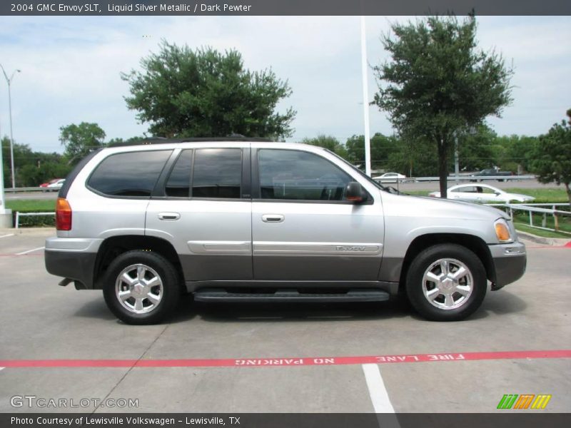 Liquid Silver Metallic / Dark Pewter 2004 GMC Envoy SLT