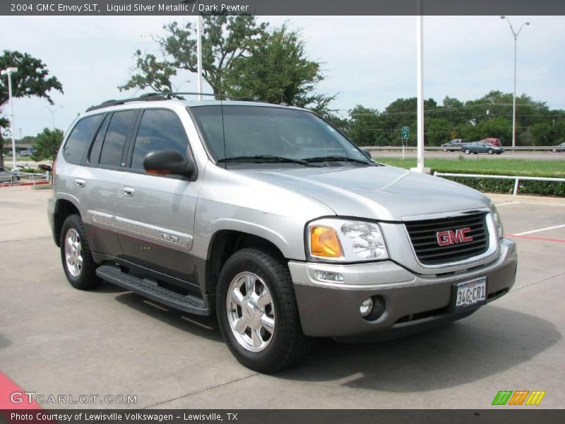 Liquid Silver Metallic / Dark Pewter 2004 GMC Envoy SLT