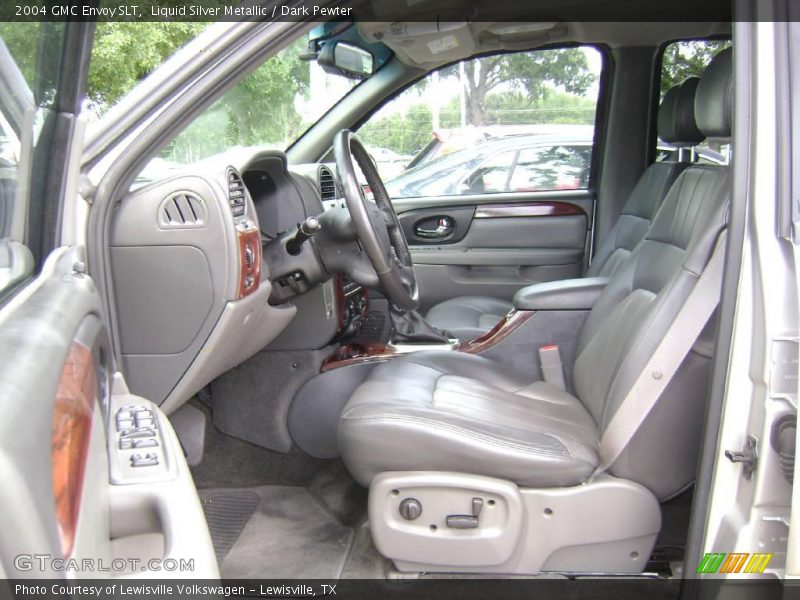 Liquid Silver Metallic / Dark Pewter 2004 GMC Envoy SLT