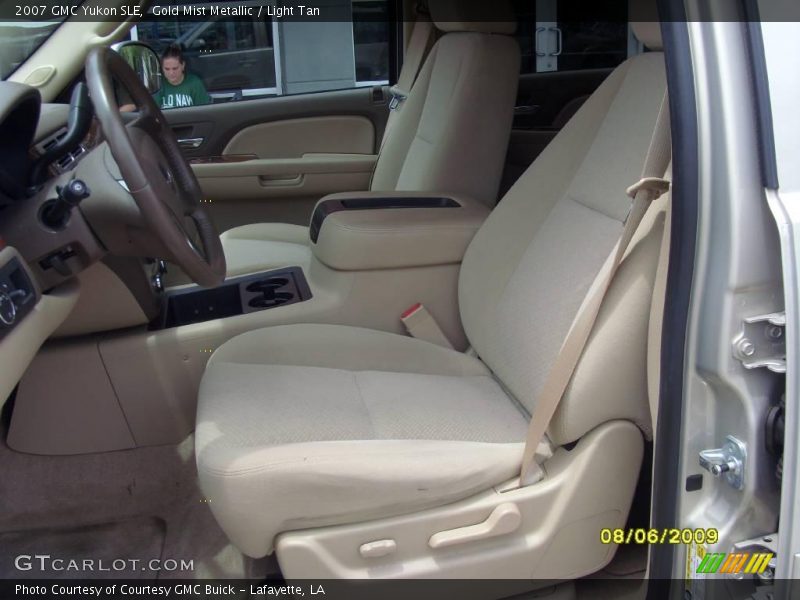 Gold Mist Metallic / Light Tan 2007 GMC Yukon SLE