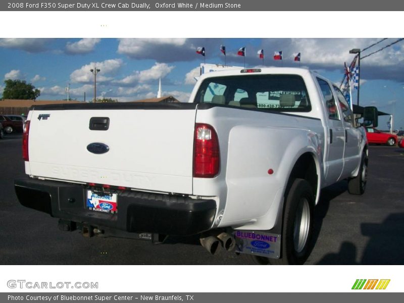 Oxford White / Medium Stone 2008 Ford F350 Super Duty XL Crew Cab Dually