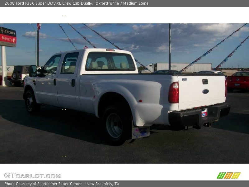 Oxford White / Medium Stone 2008 Ford F350 Super Duty XL Crew Cab Dually