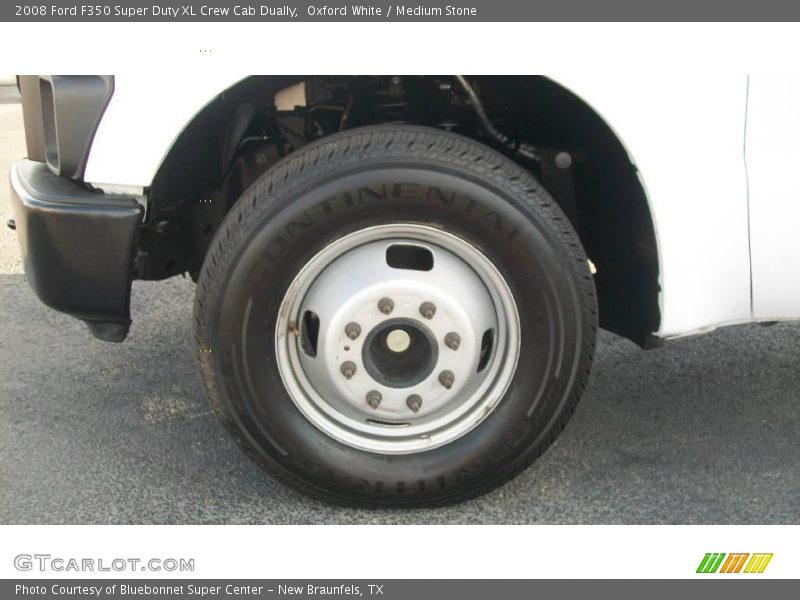 Oxford White / Medium Stone 2008 Ford F350 Super Duty XL Crew Cab Dually