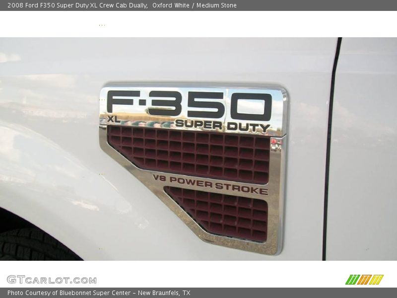 Oxford White / Medium Stone 2008 Ford F350 Super Duty XL Crew Cab Dually