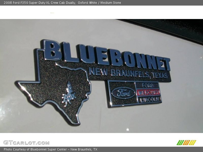 Oxford White / Medium Stone 2008 Ford F350 Super Duty XL Crew Cab Dually