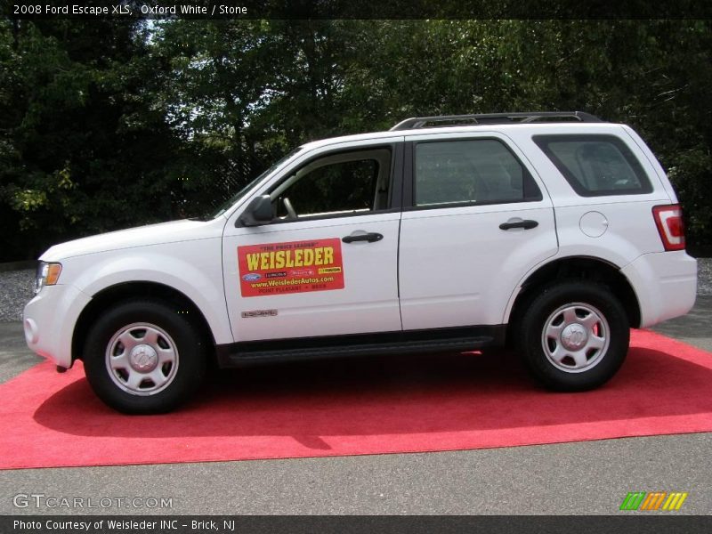 Oxford White / Stone 2008 Ford Escape XLS