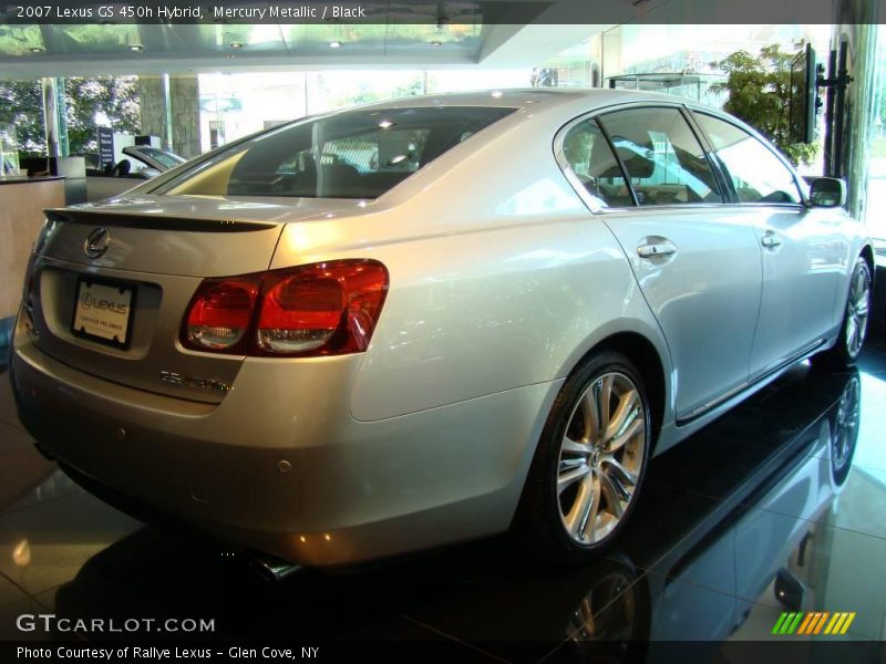 Mercury Metallic / Black 2007 Lexus GS 450h Hybrid