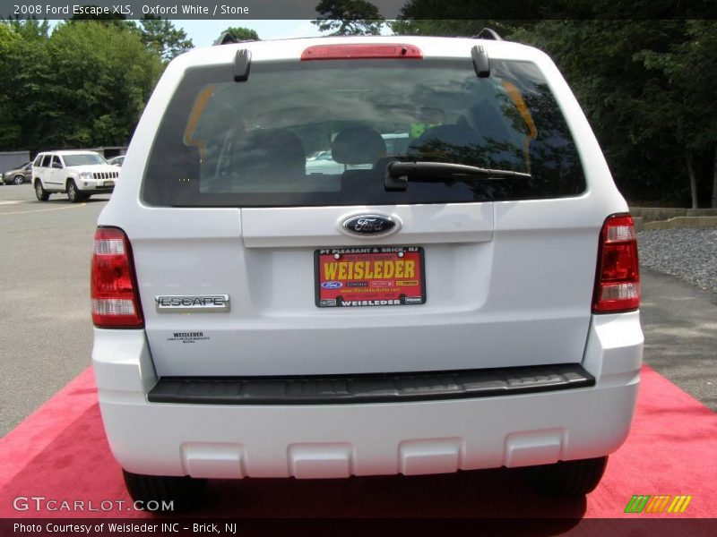 Oxford White / Stone 2008 Ford Escape XLS