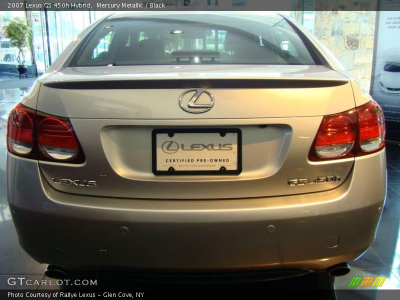 Mercury Metallic / Black 2007 Lexus GS 450h Hybrid