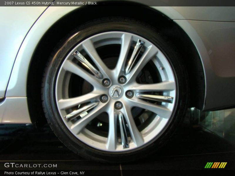 Mercury Metallic / Black 2007 Lexus GS 450h Hybrid