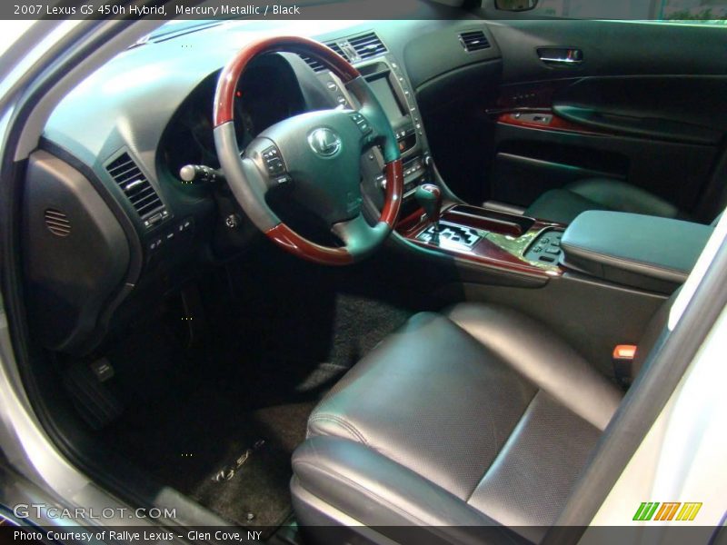 Mercury Metallic / Black 2007 Lexus GS 450h Hybrid