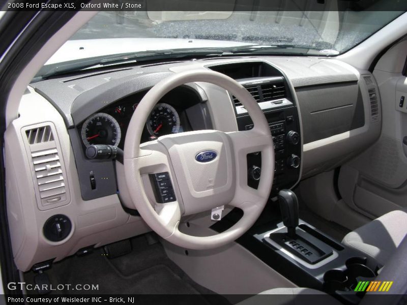 Oxford White / Stone 2008 Ford Escape XLS