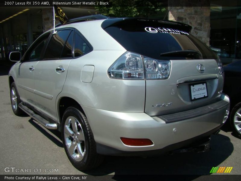 Millennium Silver Metallic / Black 2007 Lexus RX 350 AWD