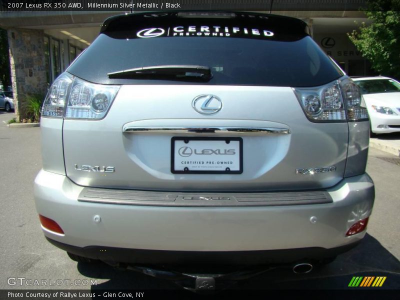 Millennium Silver Metallic / Black 2007 Lexus RX 350 AWD