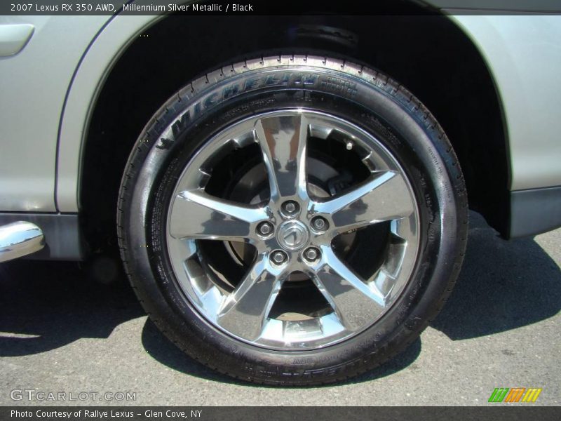 Millennium Silver Metallic / Black 2007 Lexus RX 350 AWD