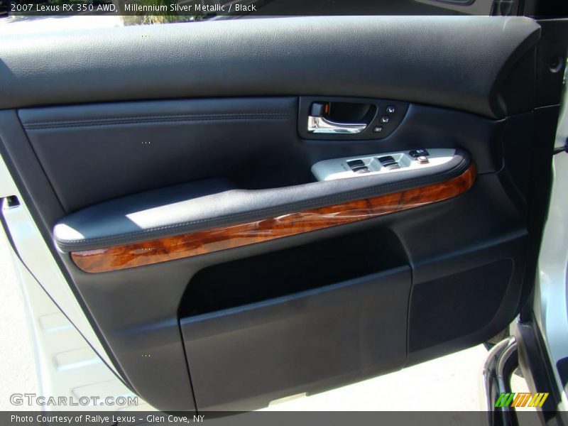 Millennium Silver Metallic / Black 2007 Lexus RX 350 AWD