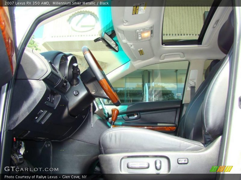 Millennium Silver Metallic / Black 2007 Lexus RX 350 AWD