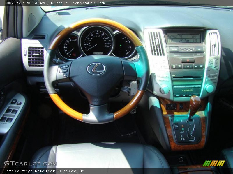 Millennium Silver Metallic / Black 2007 Lexus RX 350 AWD
