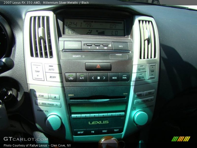Millennium Silver Metallic / Black 2007 Lexus RX 350 AWD