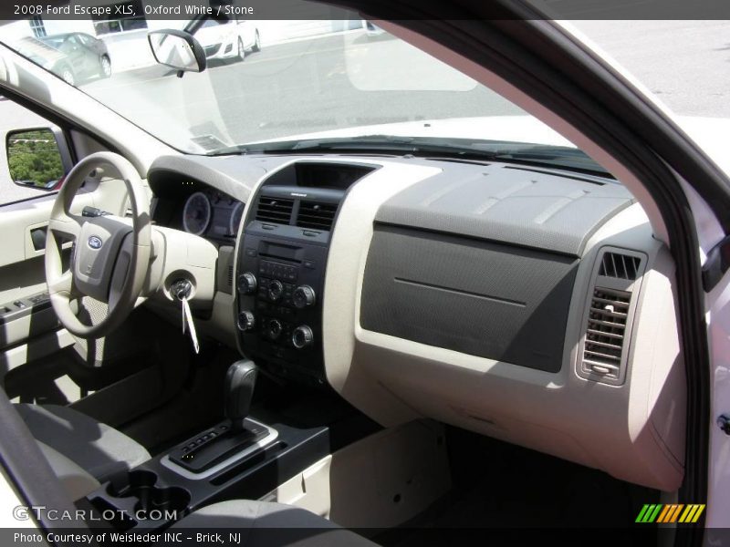 Oxford White / Stone 2008 Ford Escape XLS