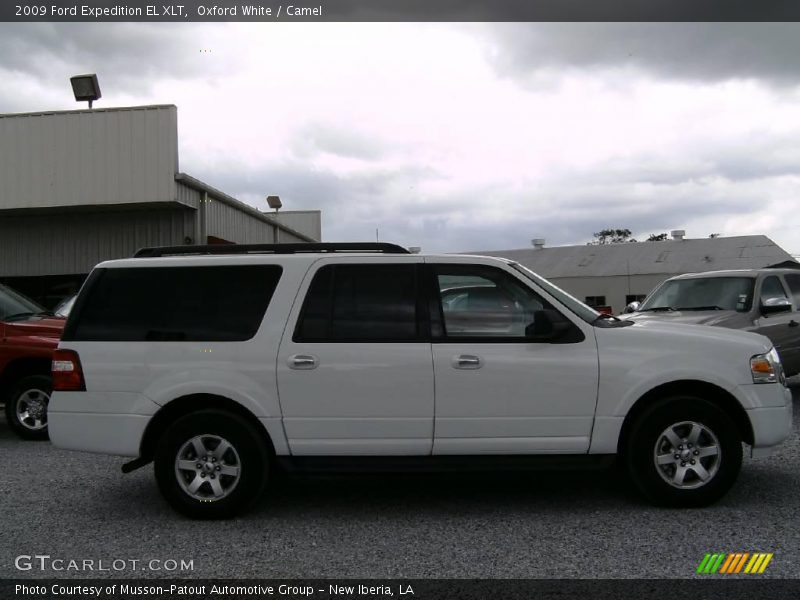 Oxford White / Camel 2009 Ford Expedition EL XLT