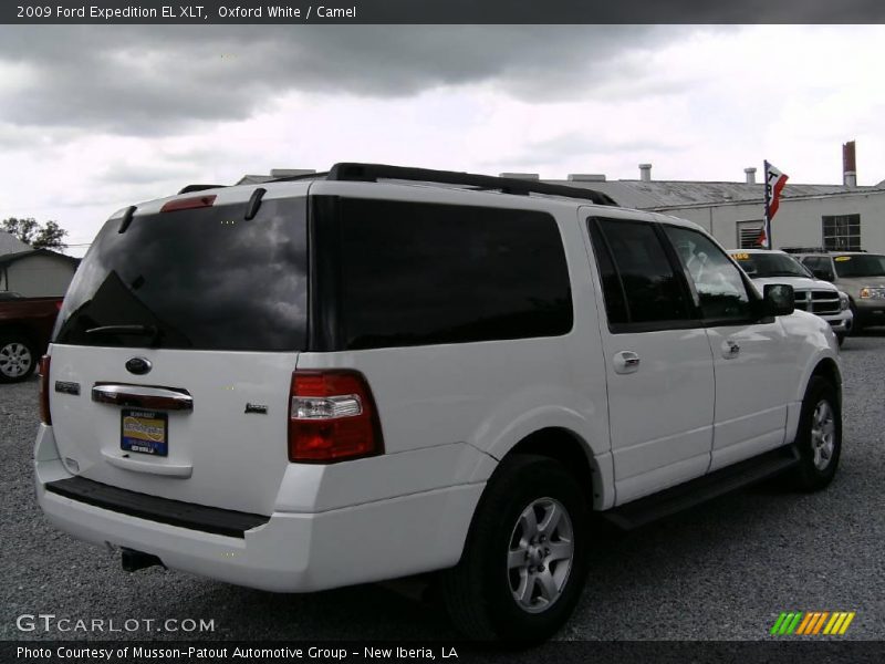 Oxford White / Camel 2009 Ford Expedition EL XLT