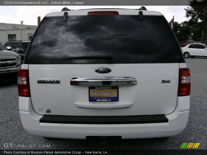 Oxford White / Camel 2009 Ford Expedition EL XLT