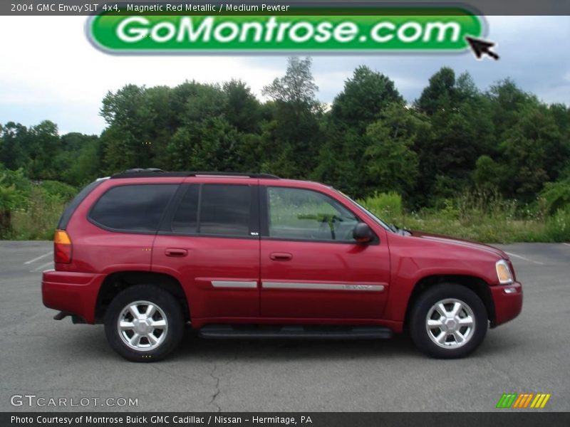 Magnetic Red Metallic / Medium Pewter 2004 GMC Envoy SLT 4x4