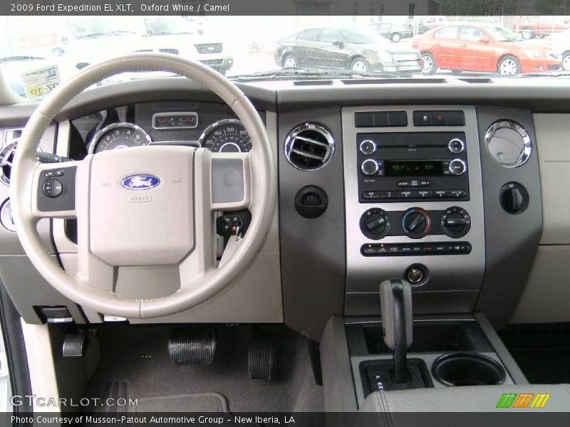 Oxford White / Camel 2009 Ford Expedition EL XLT