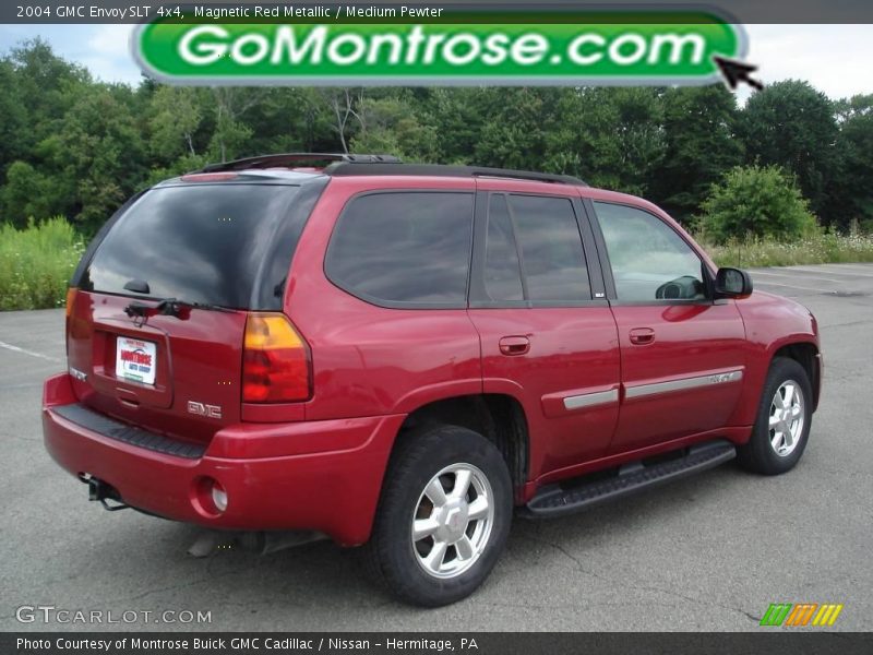 Magnetic Red Metallic / Medium Pewter 2004 GMC Envoy SLT 4x4