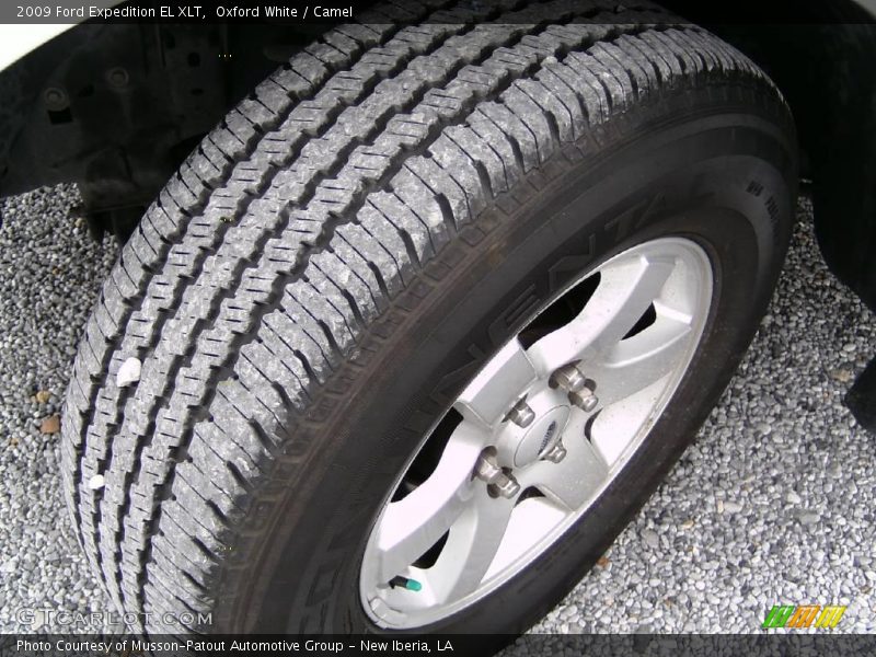 Oxford White / Camel 2009 Ford Expedition EL XLT