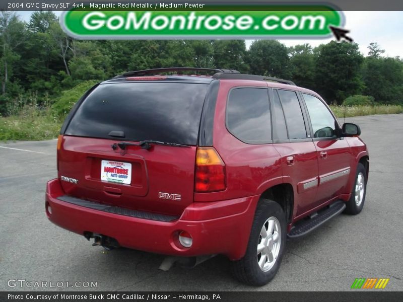 Magnetic Red Metallic / Medium Pewter 2004 GMC Envoy SLT 4x4