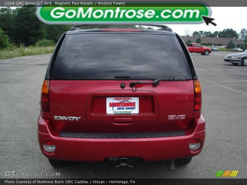 Magnetic Red Metallic / Medium Pewter 2004 GMC Envoy SLT 4x4