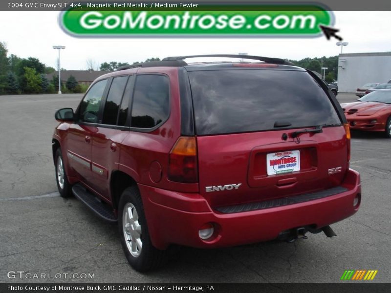 Magnetic Red Metallic / Medium Pewter 2004 GMC Envoy SLT 4x4