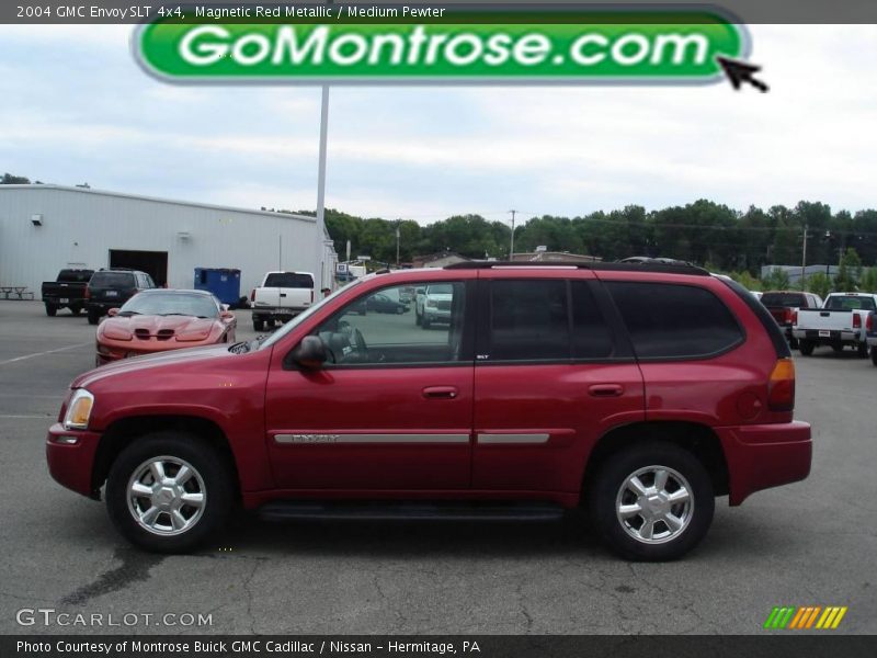 Magnetic Red Metallic / Medium Pewter 2004 GMC Envoy SLT 4x4
