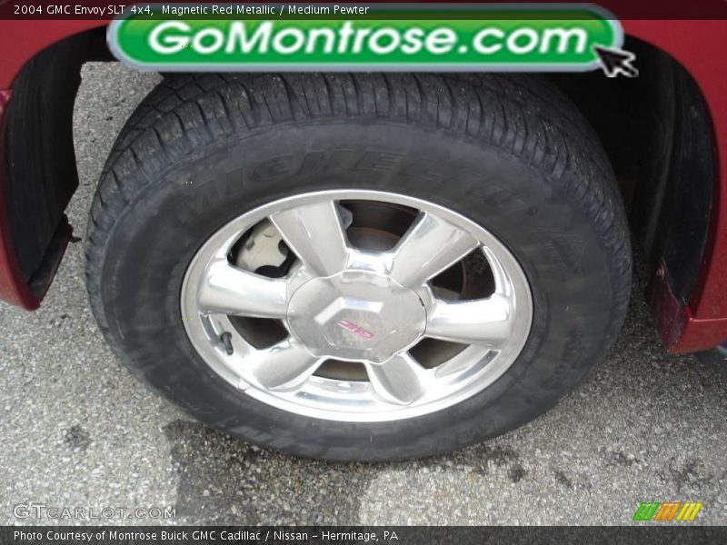 Magnetic Red Metallic / Medium Pewter 2004 GMC Envoy SLT 4x4