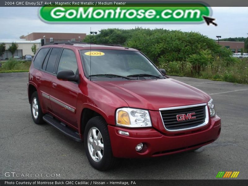Magnetic Red Metallic / Medium Pewter 2004 GMC Envoy SLT 4x4